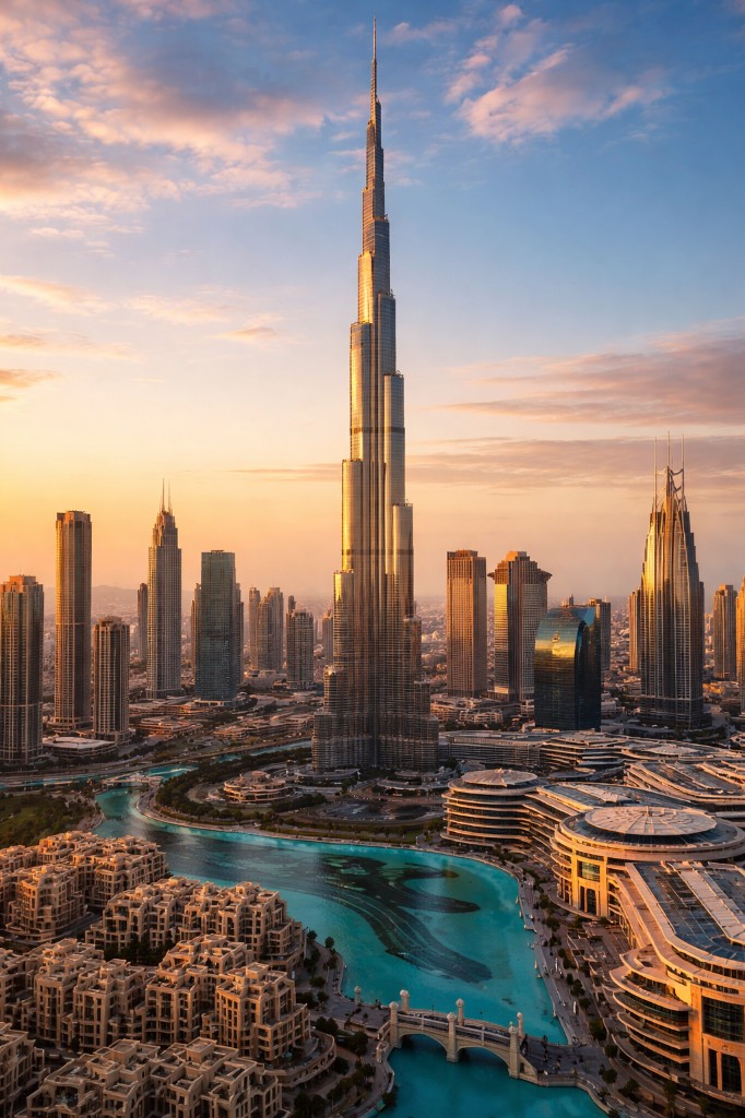 Инвестиционная недвижимость в Дубае, панорамный вид города