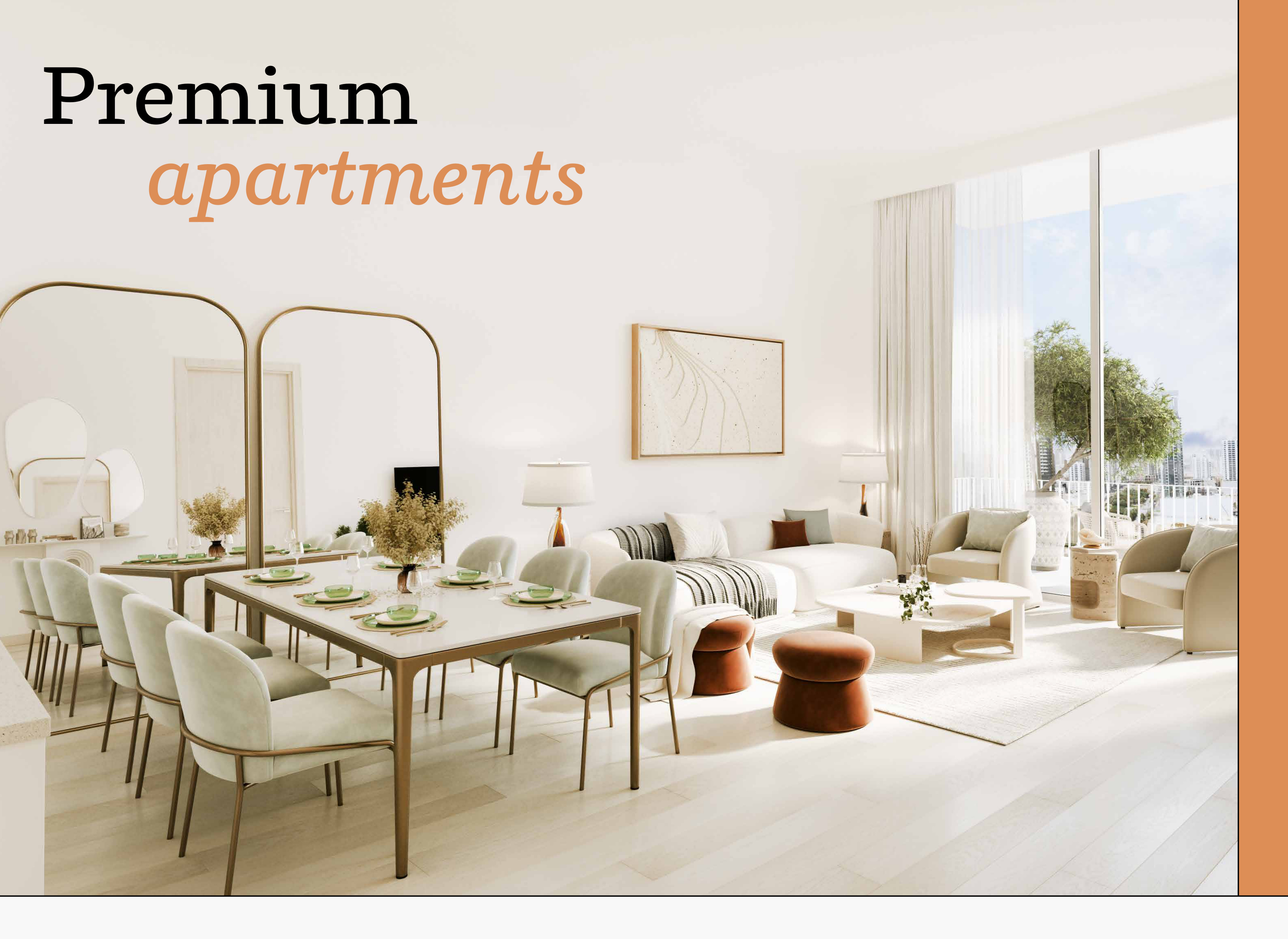 Premium apartments interior in Luma Park Views